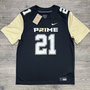 Nike Prime Sadeur Sanders Jersey Sz Large Mens Black Prime 2.0 #21 Football